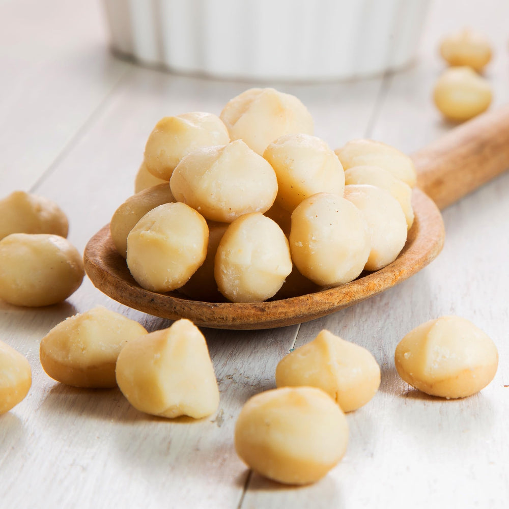 Hawaiian Macadamia Nut Company snack en cocina ideal para reuniones