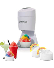Hawaiian Shaved Ice vista frontal de la máquina, diseño compacto y práctico