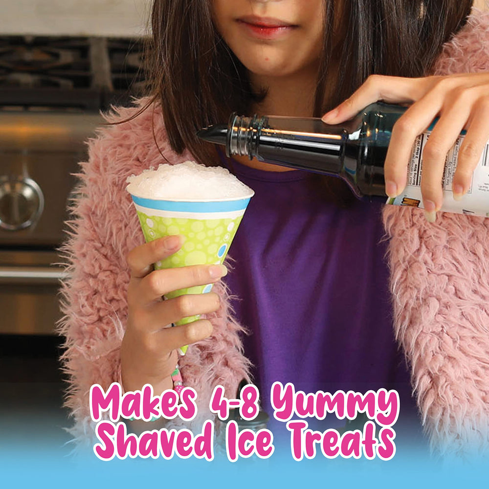 Hawaiian Shaved Ice cono de nieve servido en mano, atractivo para niños