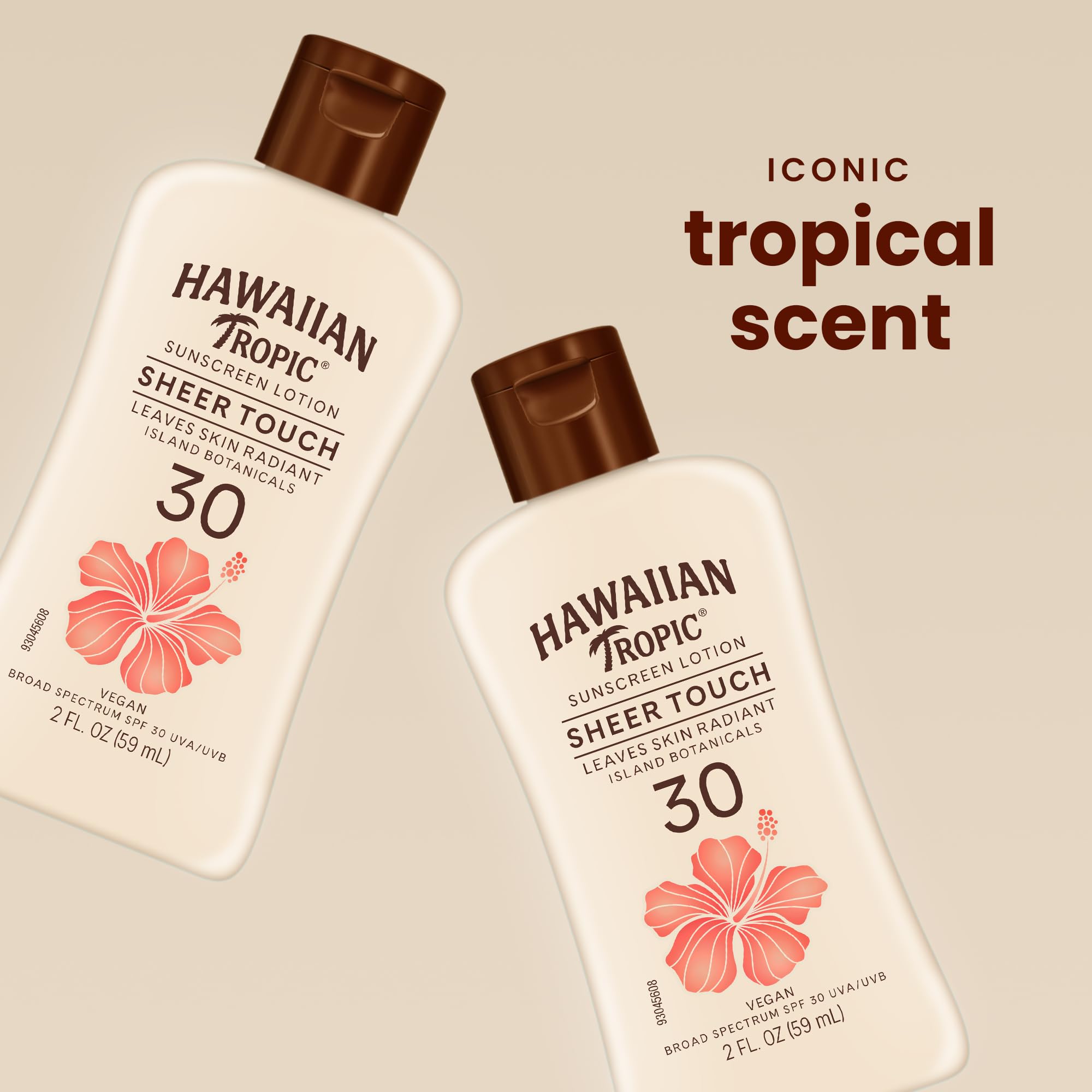 Hawaiian Tropic textura ligera en la piel con absorción rápida beneficiosa