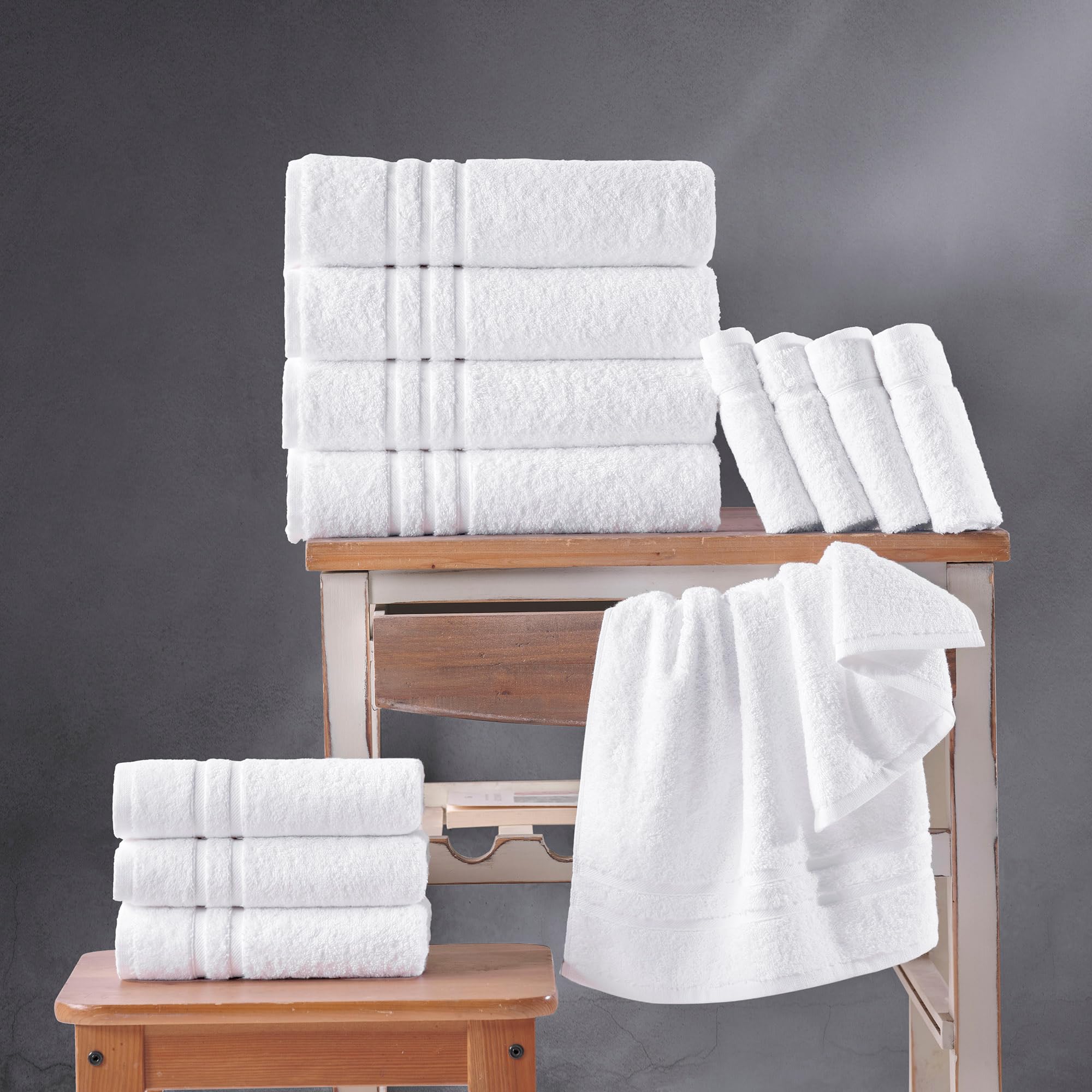 Hawmam Linen detalle bordes doble cosido para mayor durabilidad
