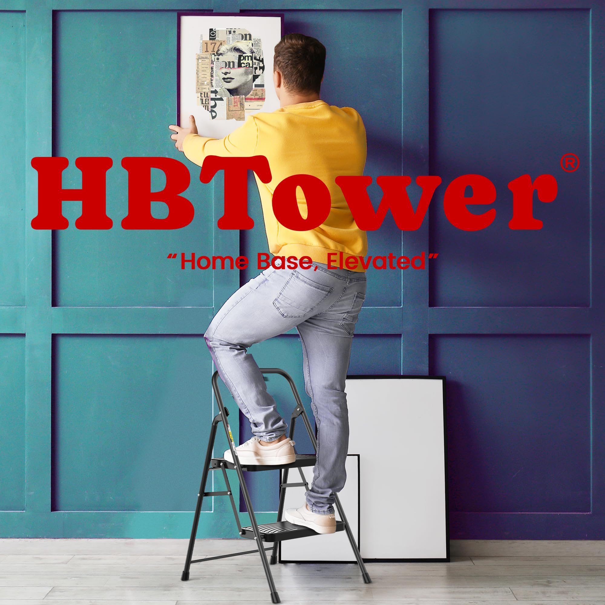 HBtower comparativa tamaño persona, escala para uso práctico