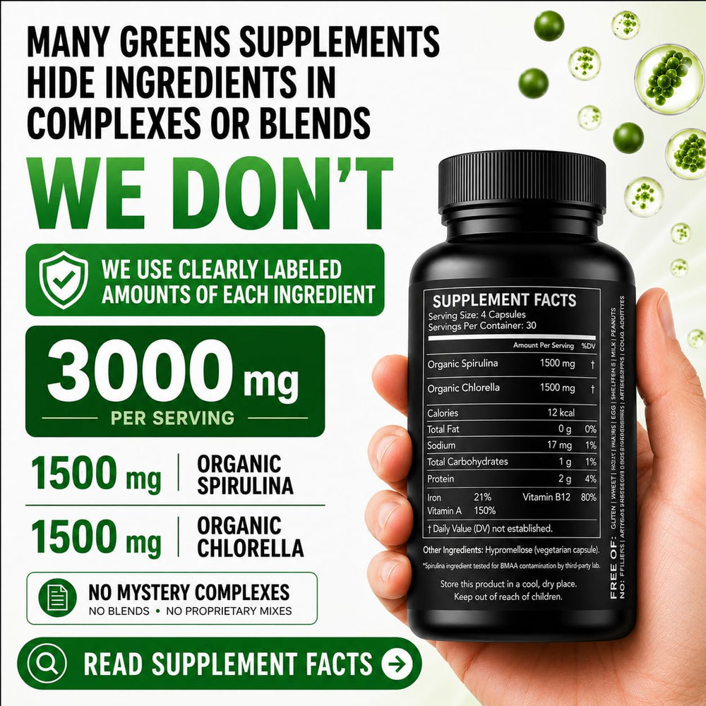 HCL HERBAL CODE LABS open bottle with veggie capsules for easy daily dosing