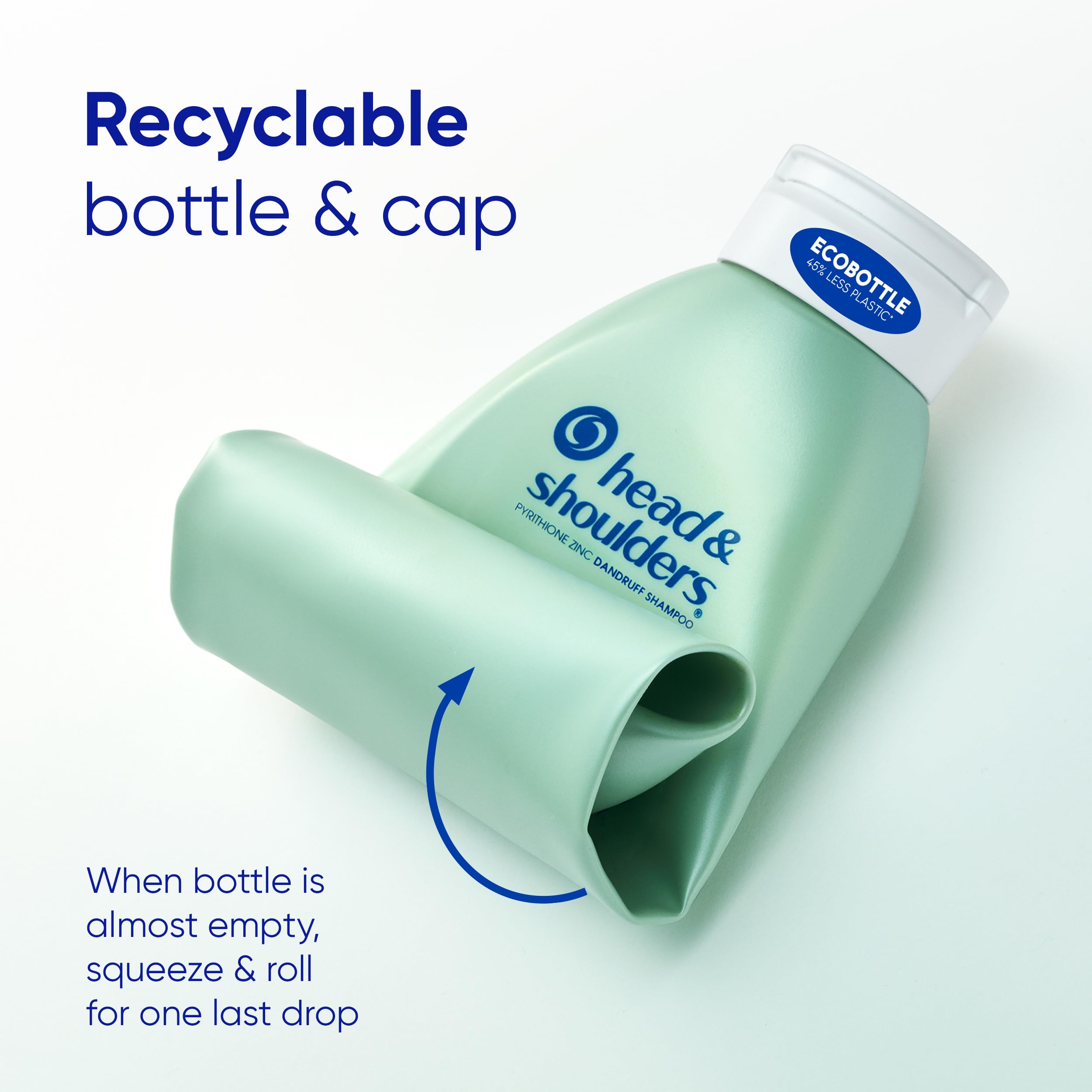 Head & Shoulders envase doblado para aprovechar las últimas gotas