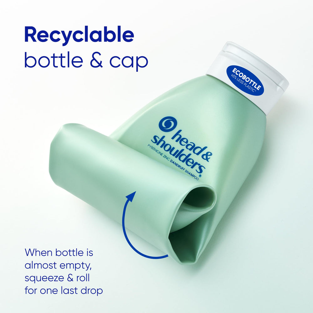 Head & Shoulders envase doblado para aprovechar las últimas gotas