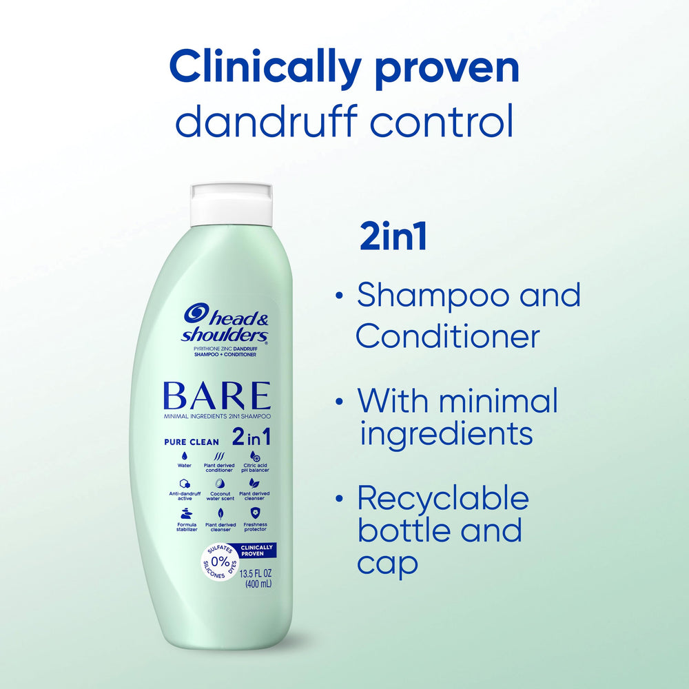 Head & Shoulders textura cremosa en la mano para limpieza suave