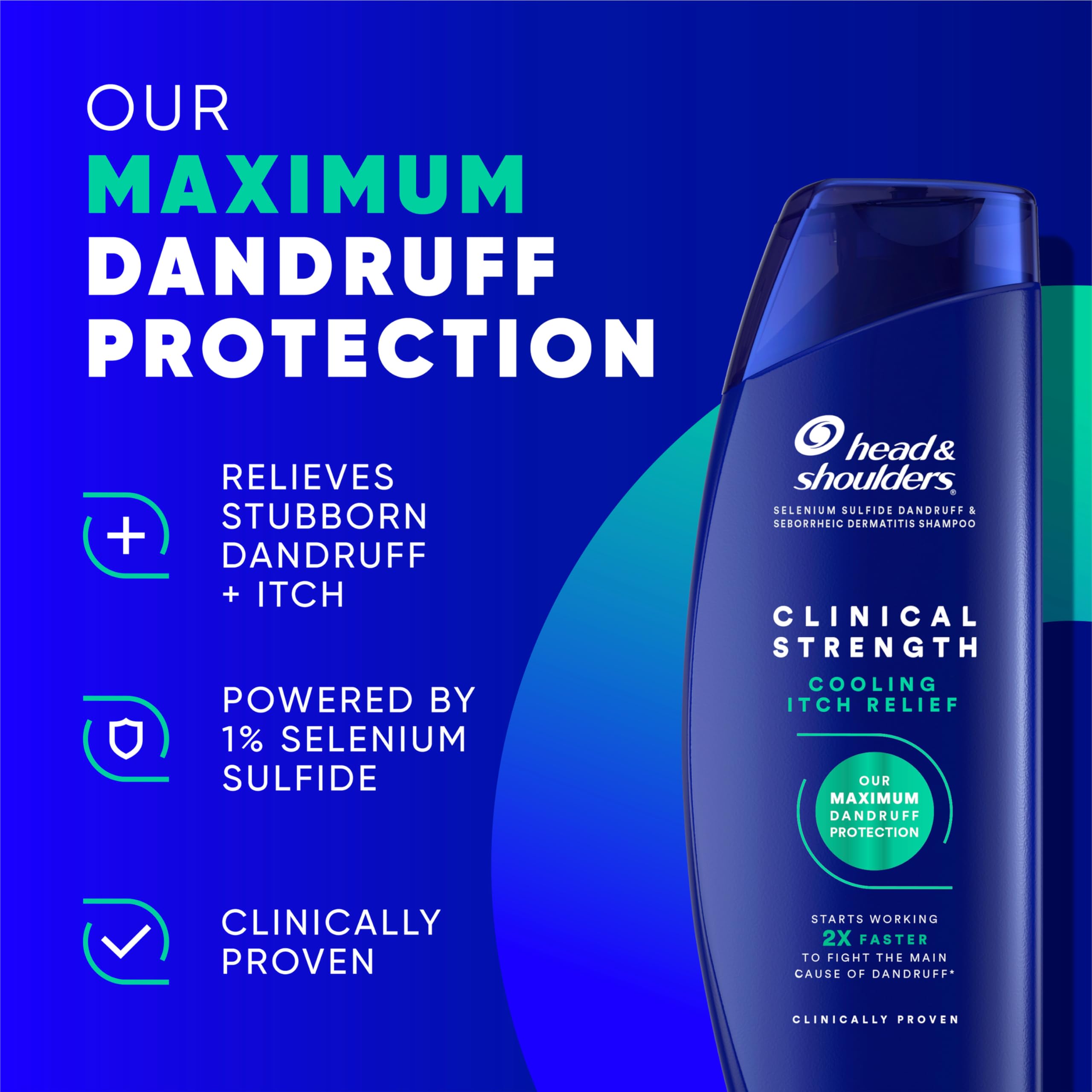 Head & Shoulders etiqueta con ingredientes y concentración 1% sulfuro de selenio