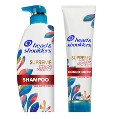 Head & Shoulders set frontal mostrando champú y acondicionador y su beneficio anticaspa