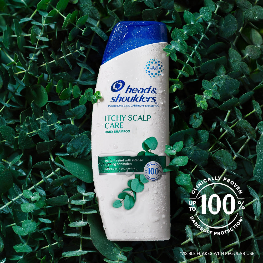 Head & Shoulders textura de la espuma con eucalipto que ofrece limpieza y sensación fresca