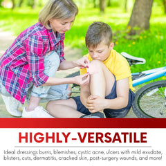 Healqu respaldo no tejido resistente al agua que protege la herida