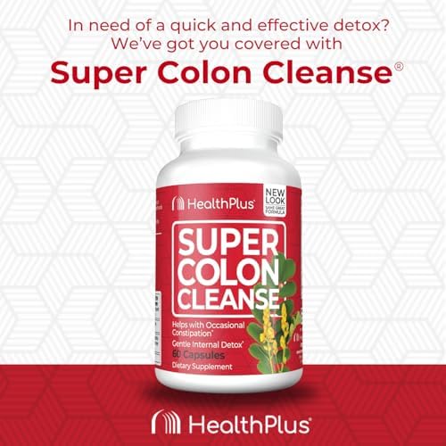 Health Plus con psyllium y hierbas naturales destacando la fuente de fibra y apoyo intestinal