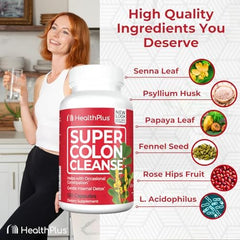 Health Plus cápsulas en la mano para visualizar la porción y facilidad de toma
