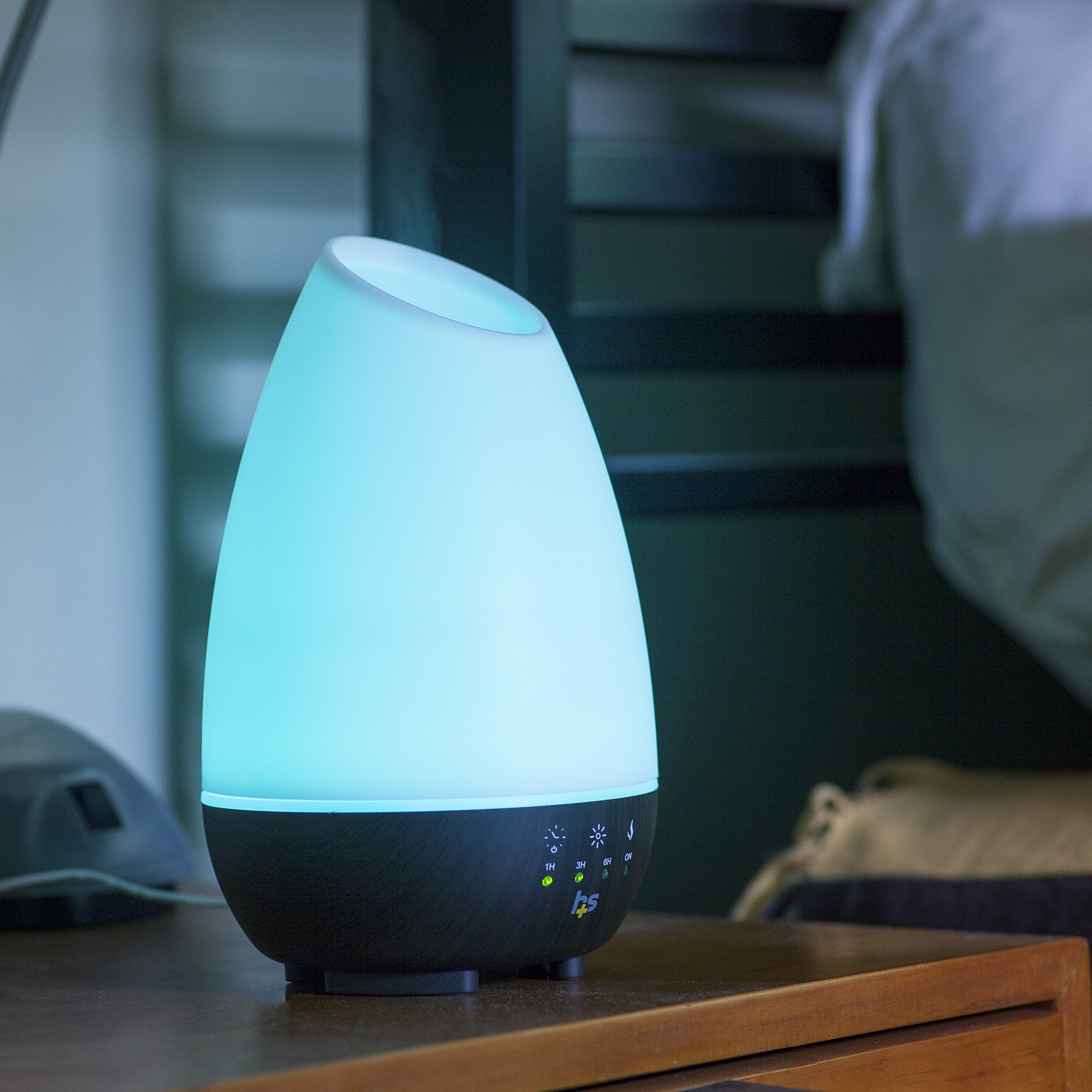 HealthSmart base imitación madera resaltando acabado moderno y discreto
