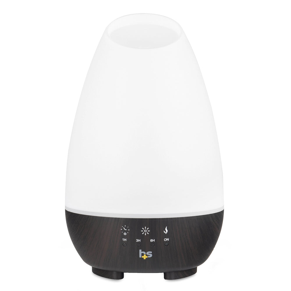HealthSmart difusor frontal blanco mostrando diseño elegante y función