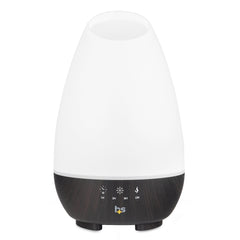 HealthSmart difusor frontal blanco mostrando diseño elegante y función