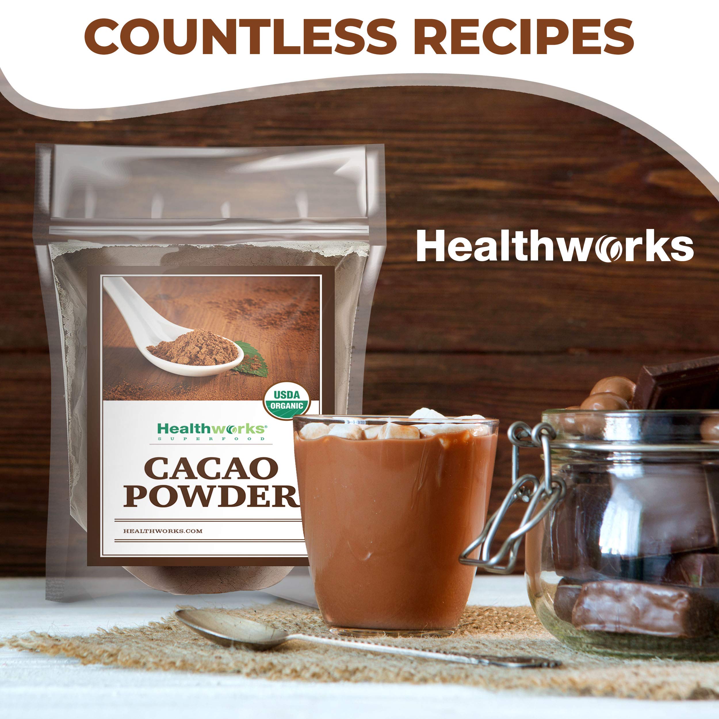 Healthworks Superfoods producto en cocina mostrando uso cotidiano y versatilidad