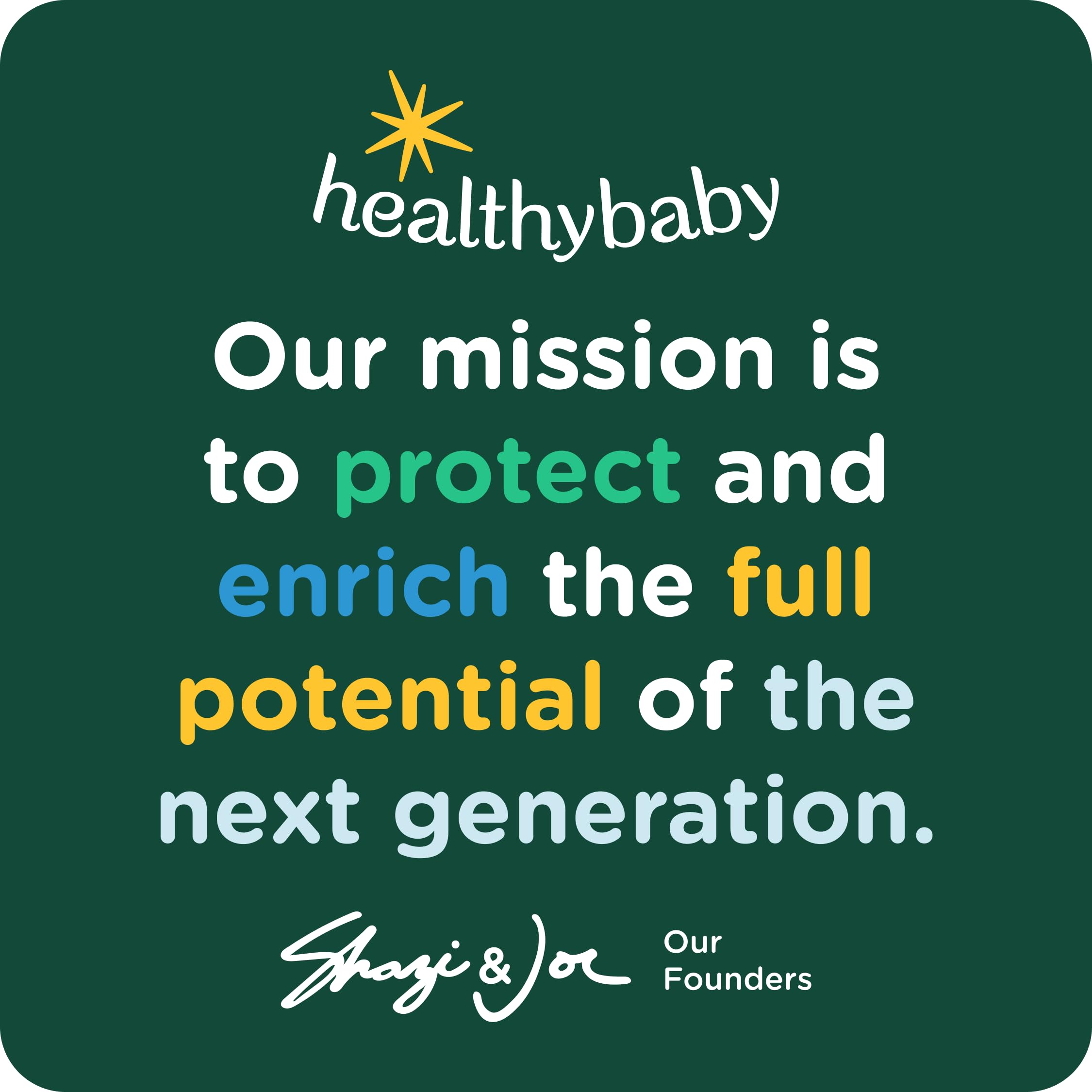 HealthyBaby comparación de tamaño con manos, práctico y portátil