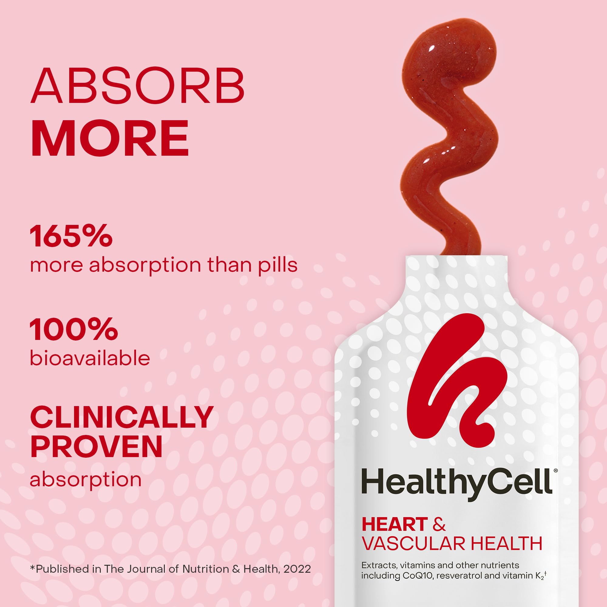 HealthyCell single gel pack close-up highlighting portable convenience