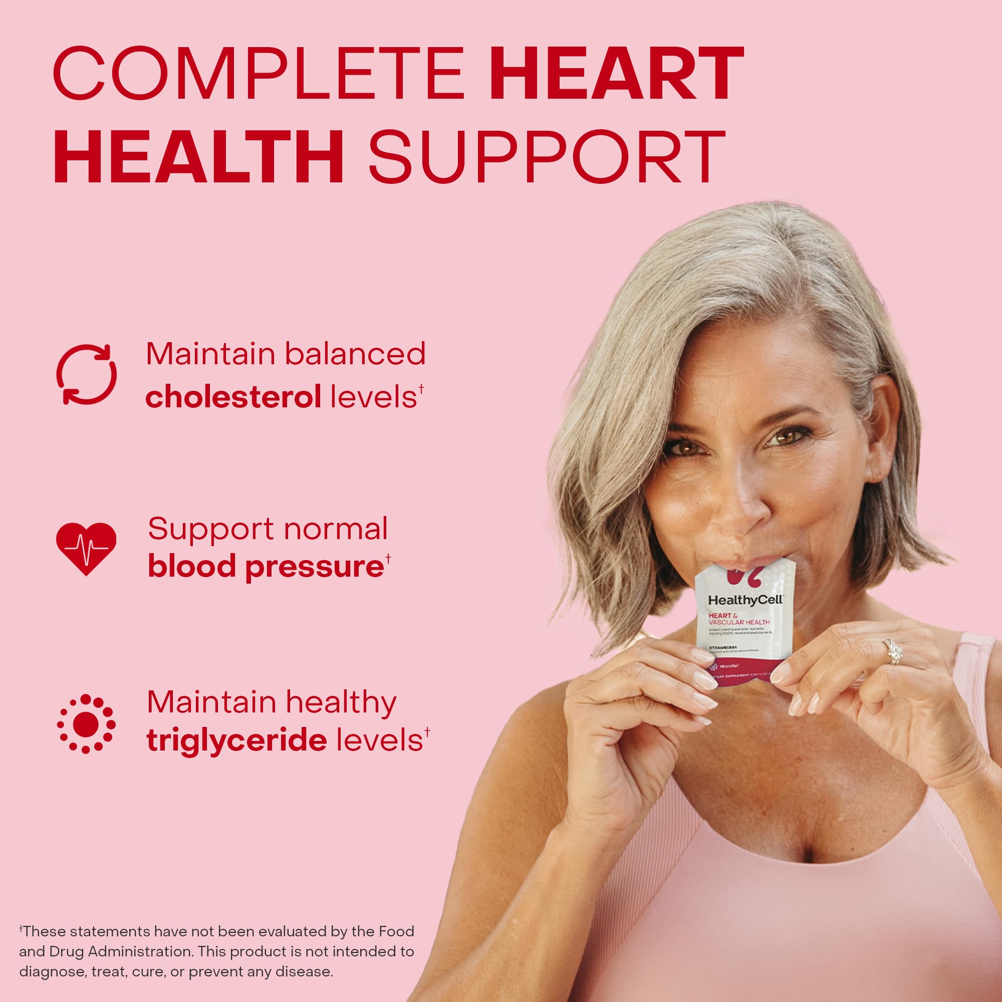 HealthyCell gel texture inside pack showing smoothness and easy absorption