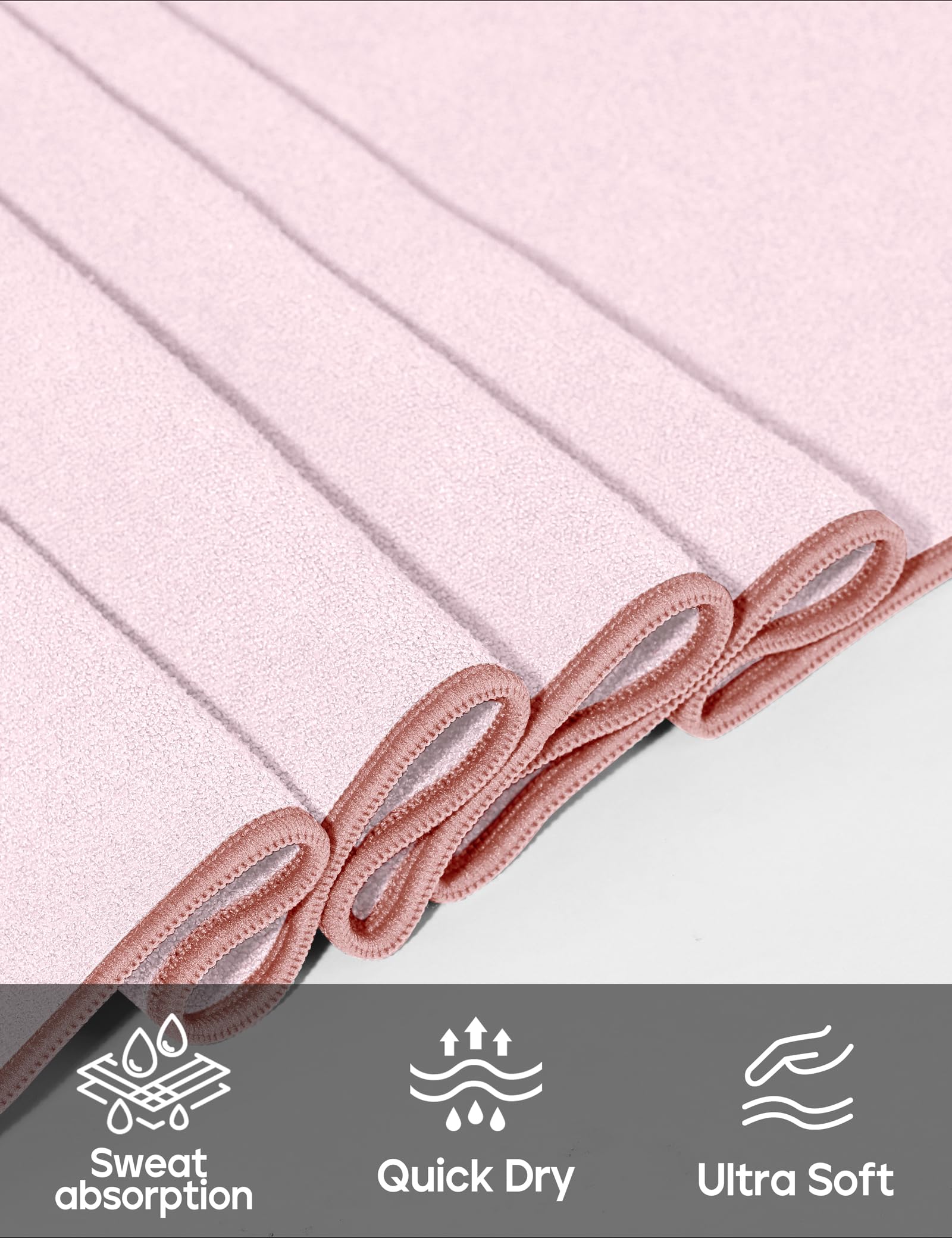 Heathyoga close-up of silicone grip backing providing superior mat traction