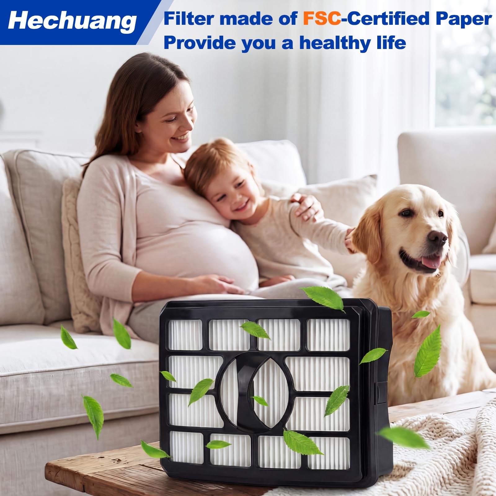 Hechuang detalle del papel certificado FSC en filtro para sostenibilidad