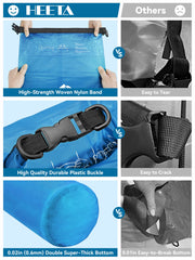 HEETA padded adjustable straps and side handle enabling comfortable carry