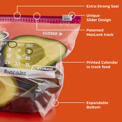 Hefty caja blanca para escribir contenido junto al calendario
