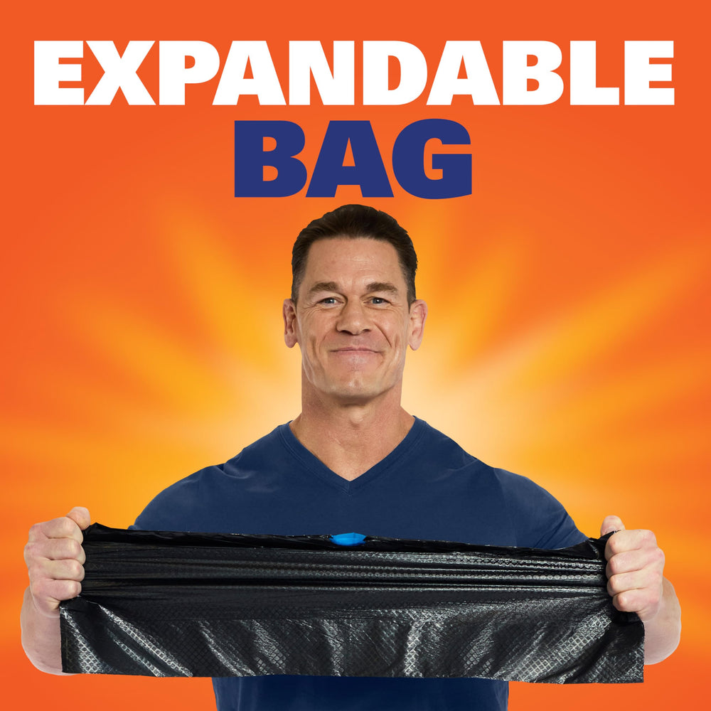 Hefty bolsa cerrada con cordón lista para transporte limpio y seguro