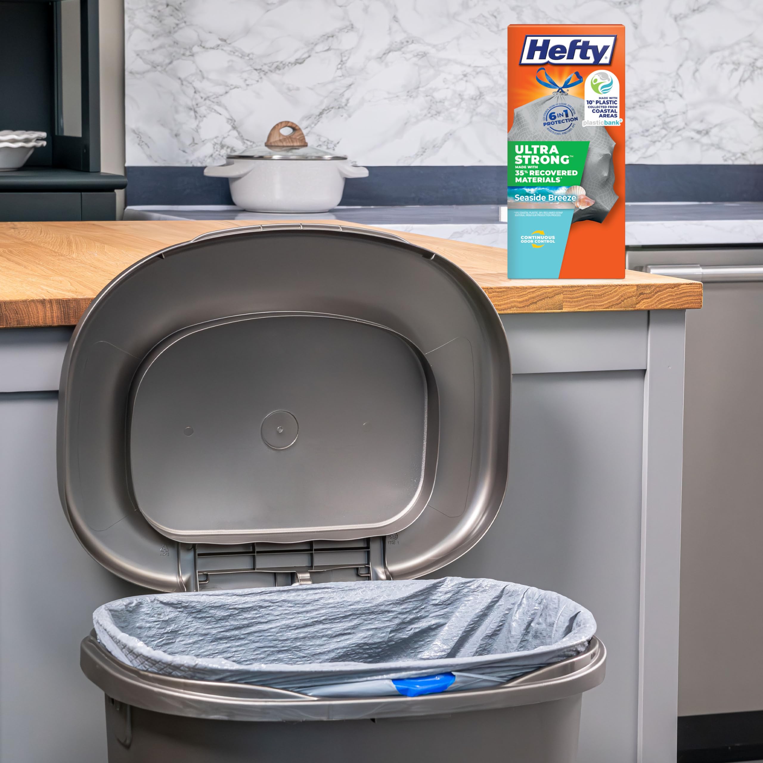 Hefty detalle de textura que muestra elasticidad y resistencia