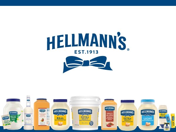 HELLMANN'S etiqueta con ingredientes visibles y beneficios de calidad