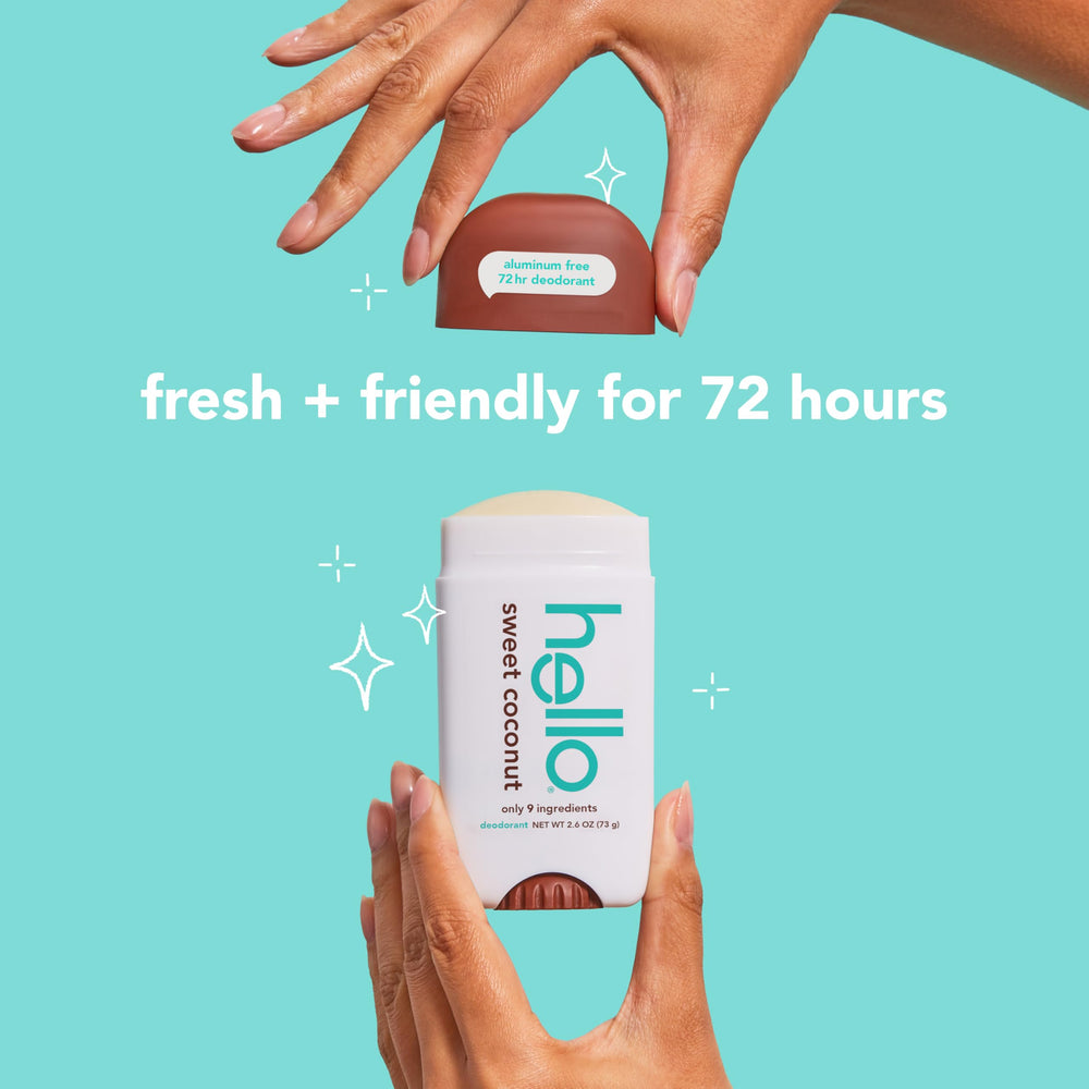 hello etiqueta con ingredientes resaltando fórmula limpia