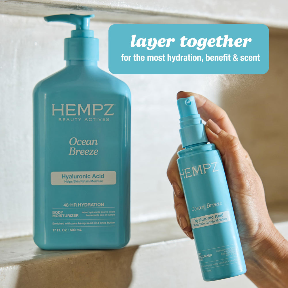 Hempz gotas de aceite de semilla de cáñamo destacando lípidos esenciales
