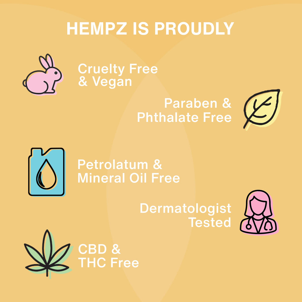 Hempz en ambiente de baño tropical que evoca frescura y cuidado