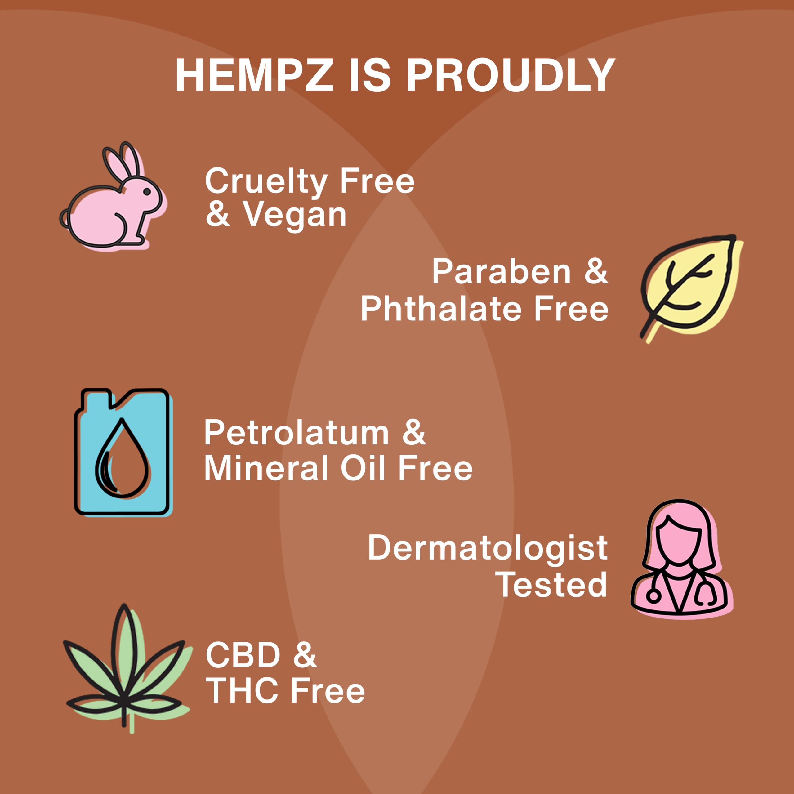 Hempz loción en ambiente lifestyle mostrando piel luminosa