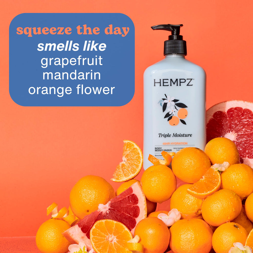 Hempz crema aplicada en manos, nutrición inmediata y tacto suave
