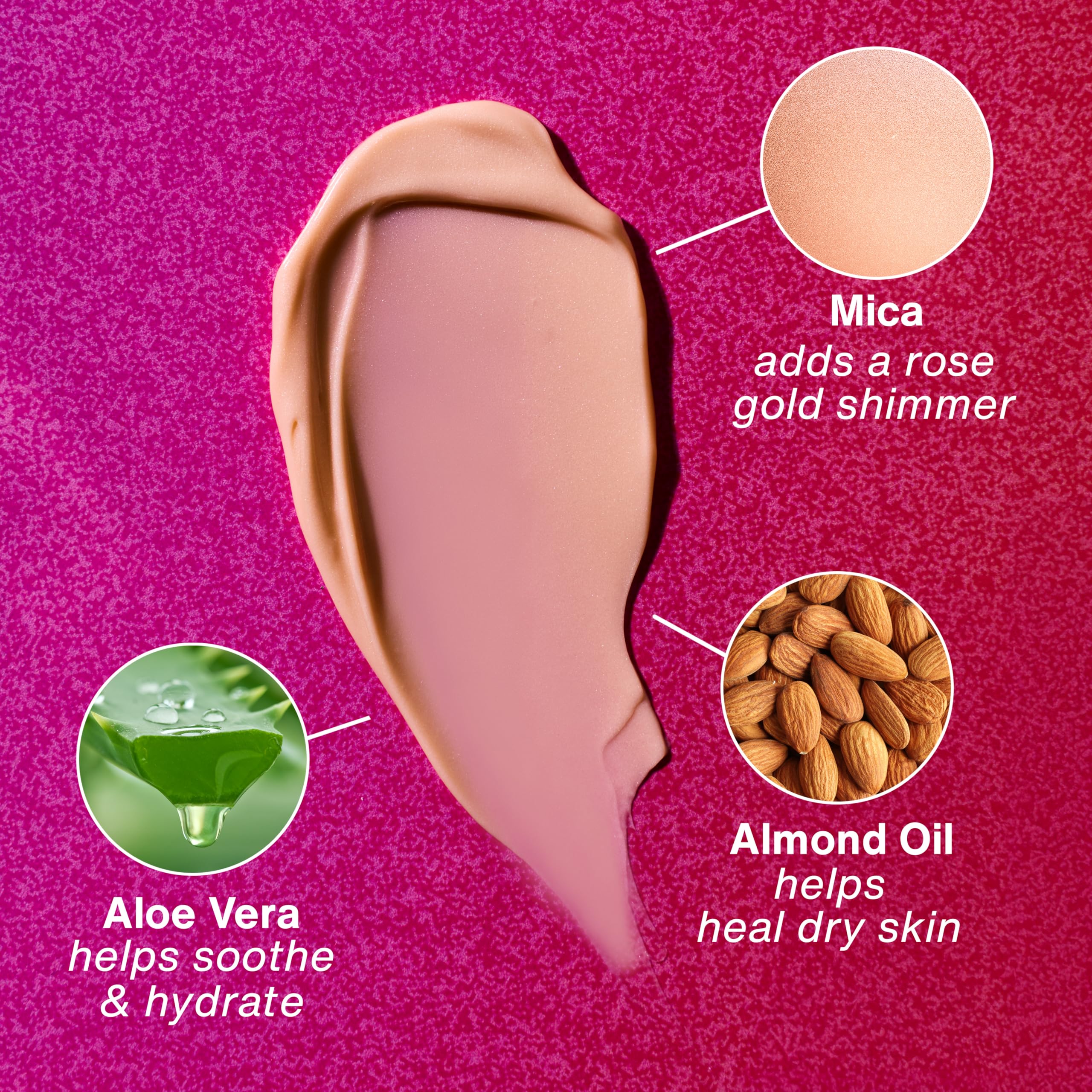 Hempz etiqueta con ingredientes naturales y beneficios claros