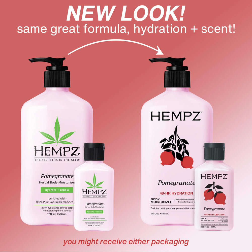 Hempz textura cremosa en palma indicando absorción ligera y suavidad