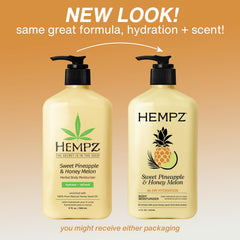Hempz textura cremosa en primer plano que facilita absorción rápida