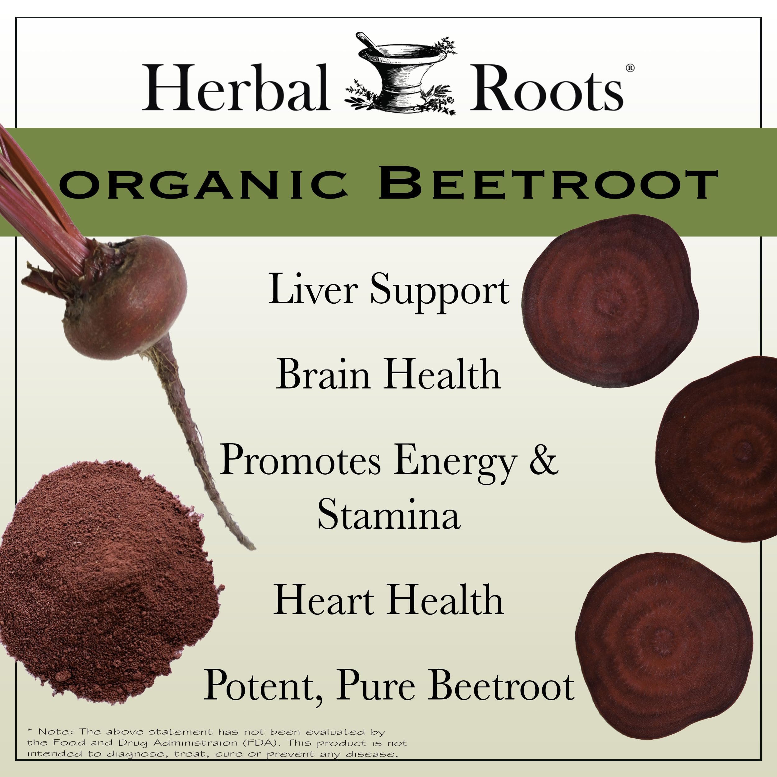 Herbal Roots cápsula en mano para comparar tamaño y dosificación