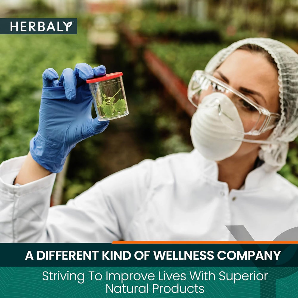 Bolsita de Herbaly Glucose junto a una regla para comparar tamaño real