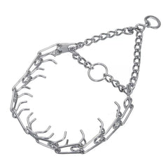 Herm Sprenger collar Ultra-Plus frontal mostrando forma y longitud, control seguro