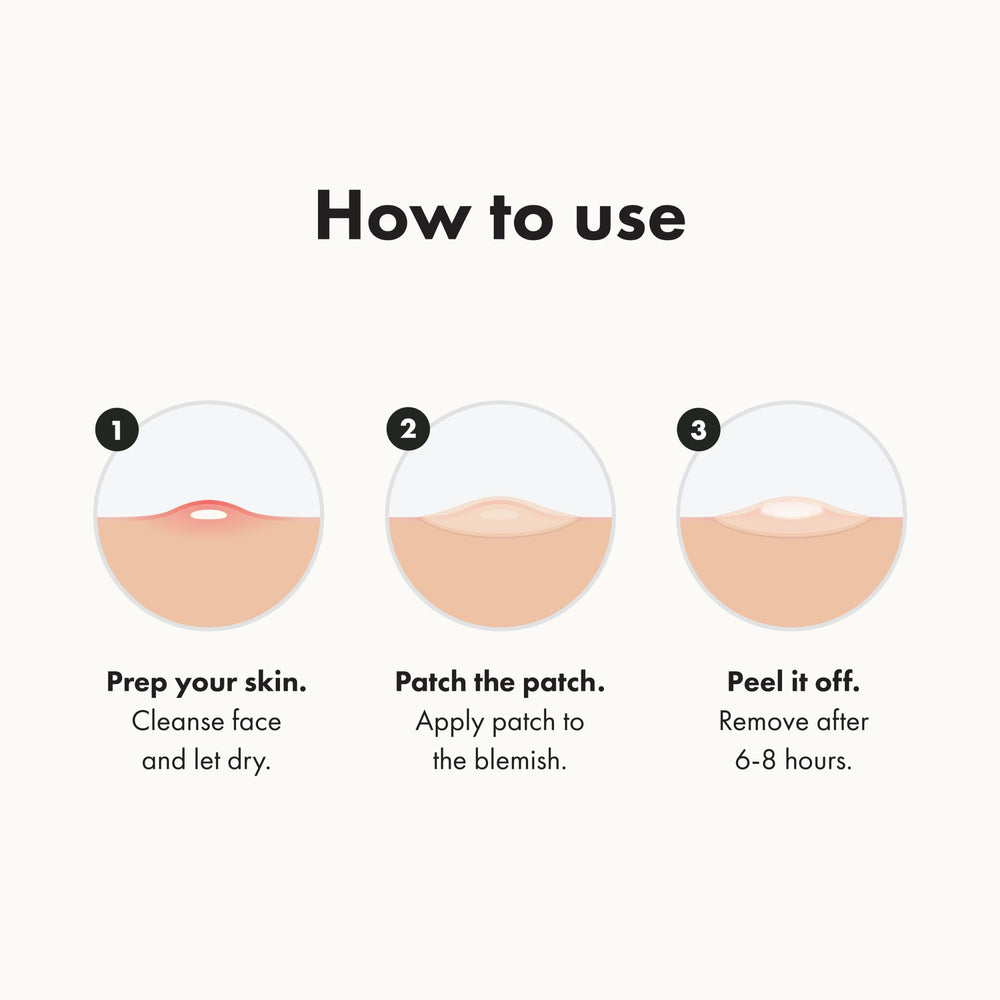 Hero Cosmetics parche aplicado en un rostro ilustrando discreción y protección nocturna