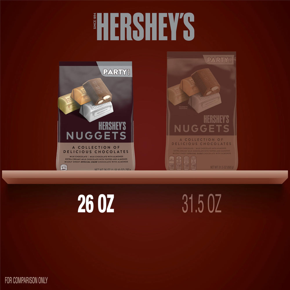 HERSHEY'S NUGGETS en mesa de fiesta para compartir con invitados
