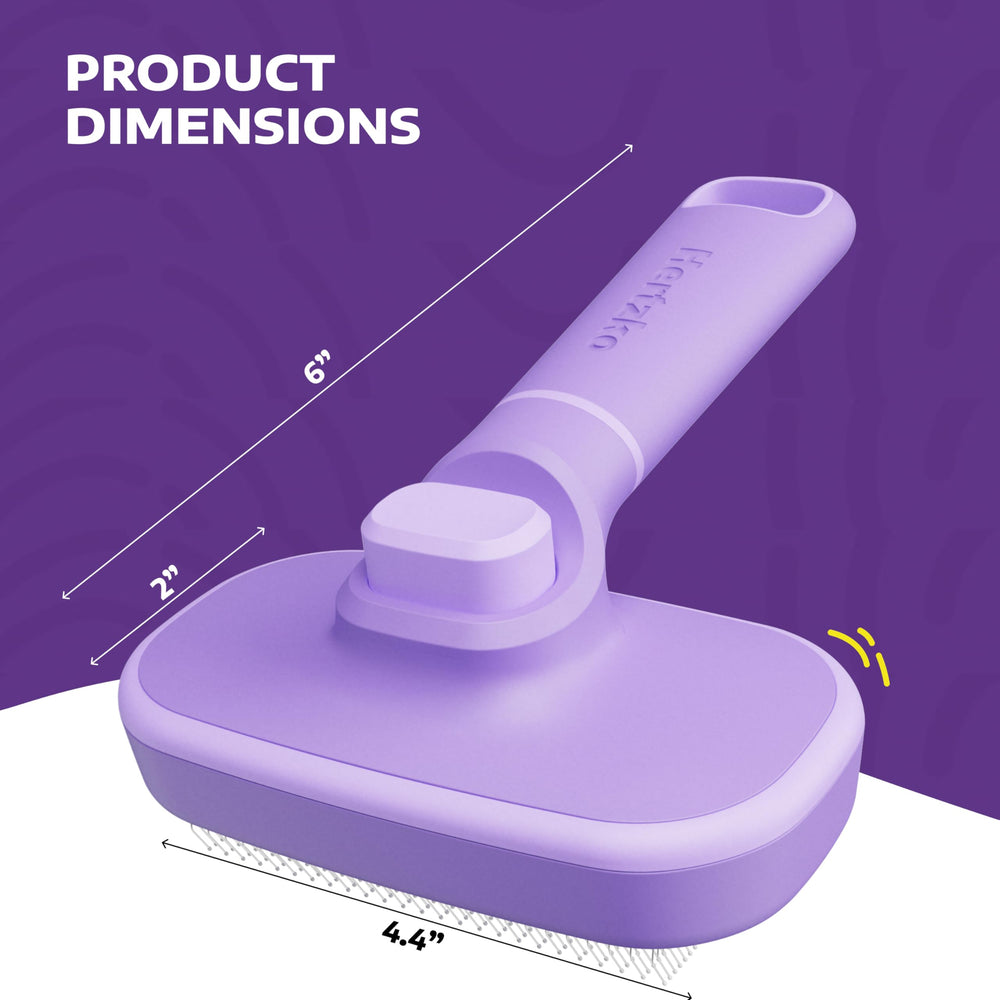 Hertzko primer plano de púas finas que recogen pelo suelto eficazmente