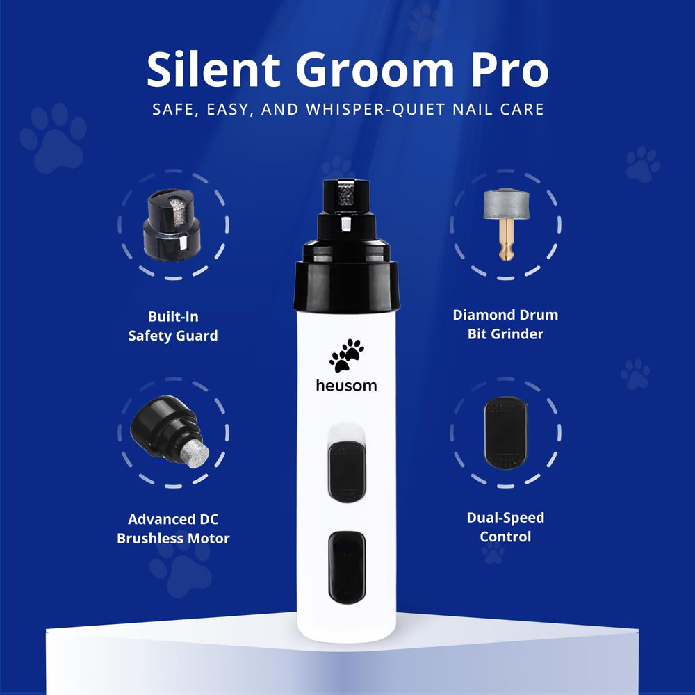 Heusom Silent Groom Pro primer plano de rueda de diamante para limado eficaz