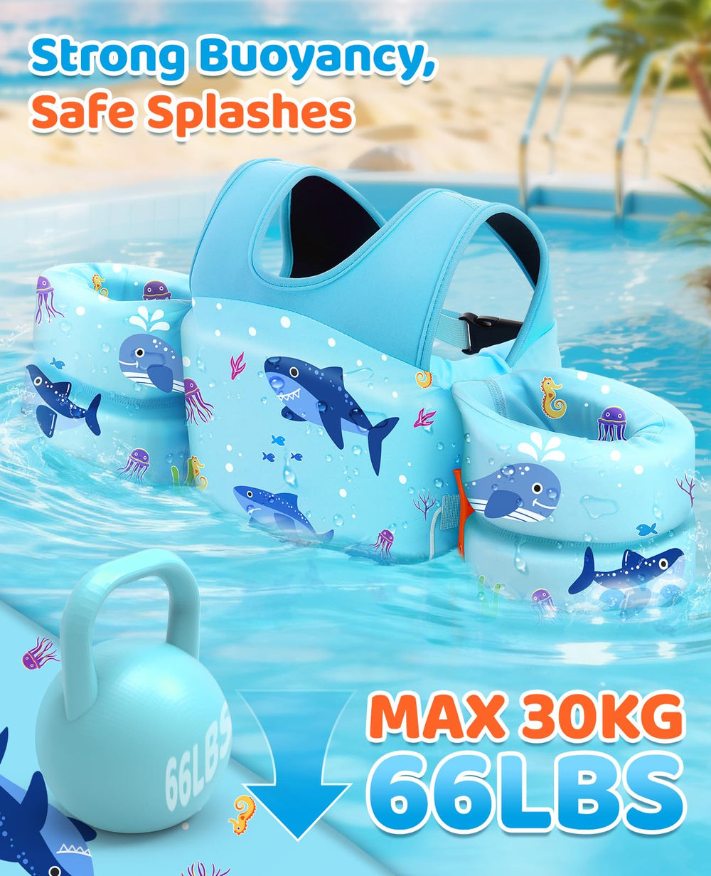 HeySplash back buckle detail demonstrating triple-press safety feature