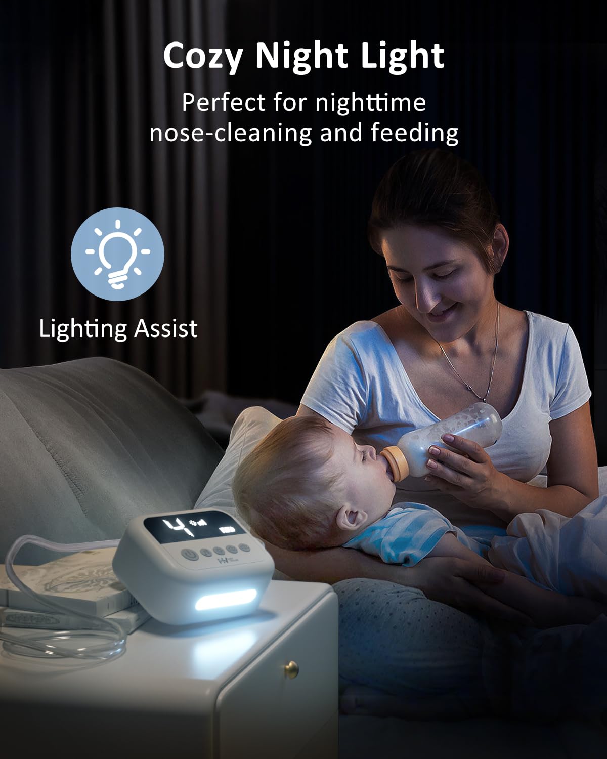 HEYVALUE luz nocturna regulable en intensidad para uso calmado nocturno