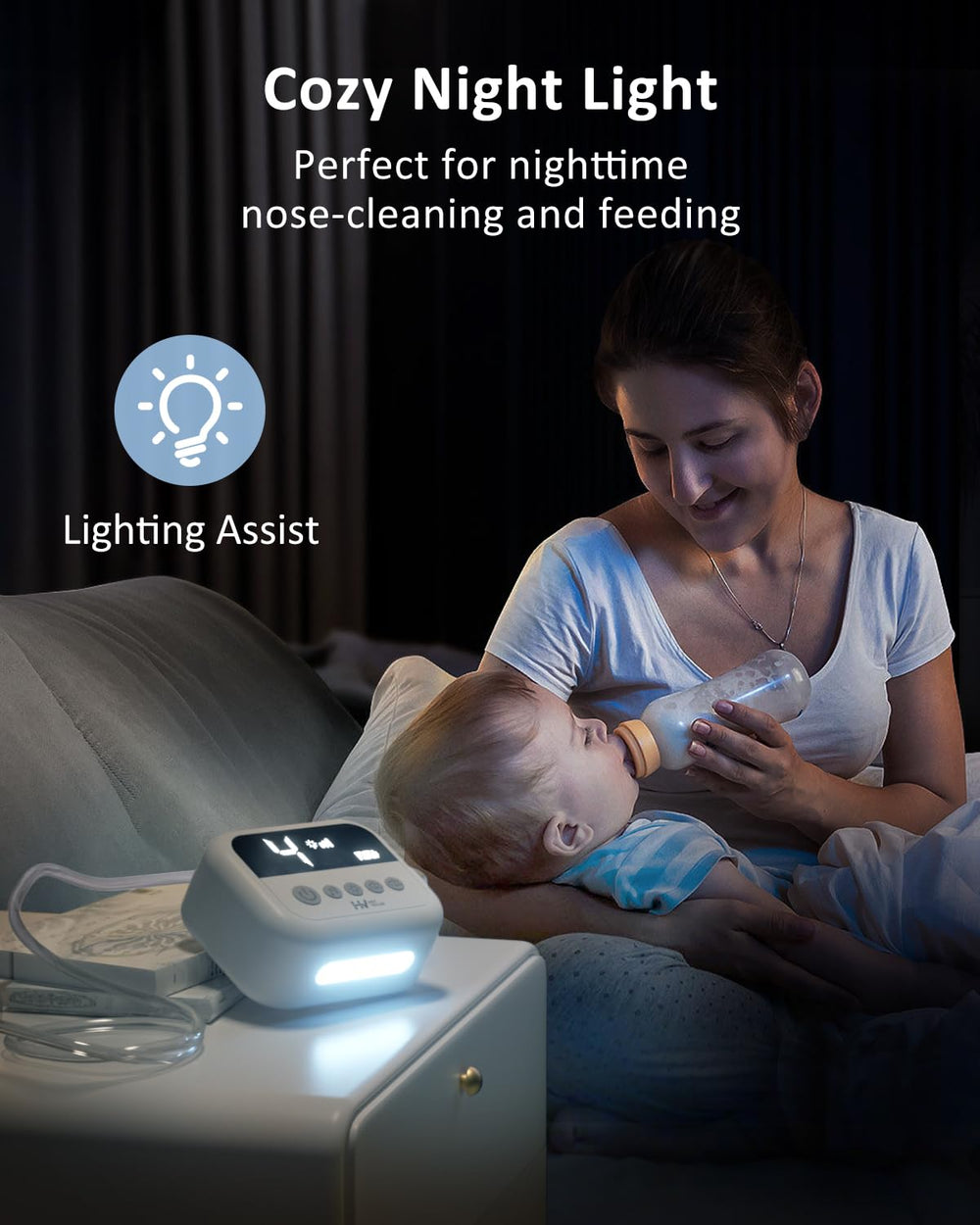 HEYVALUE luz nocturna regulable en intensidad para uso calmado nocturno