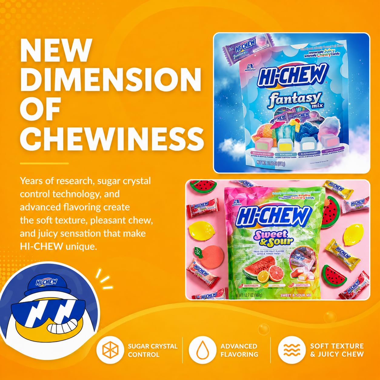 HI-CHEW ambientación de fiesta Halloween con surtido para invitados