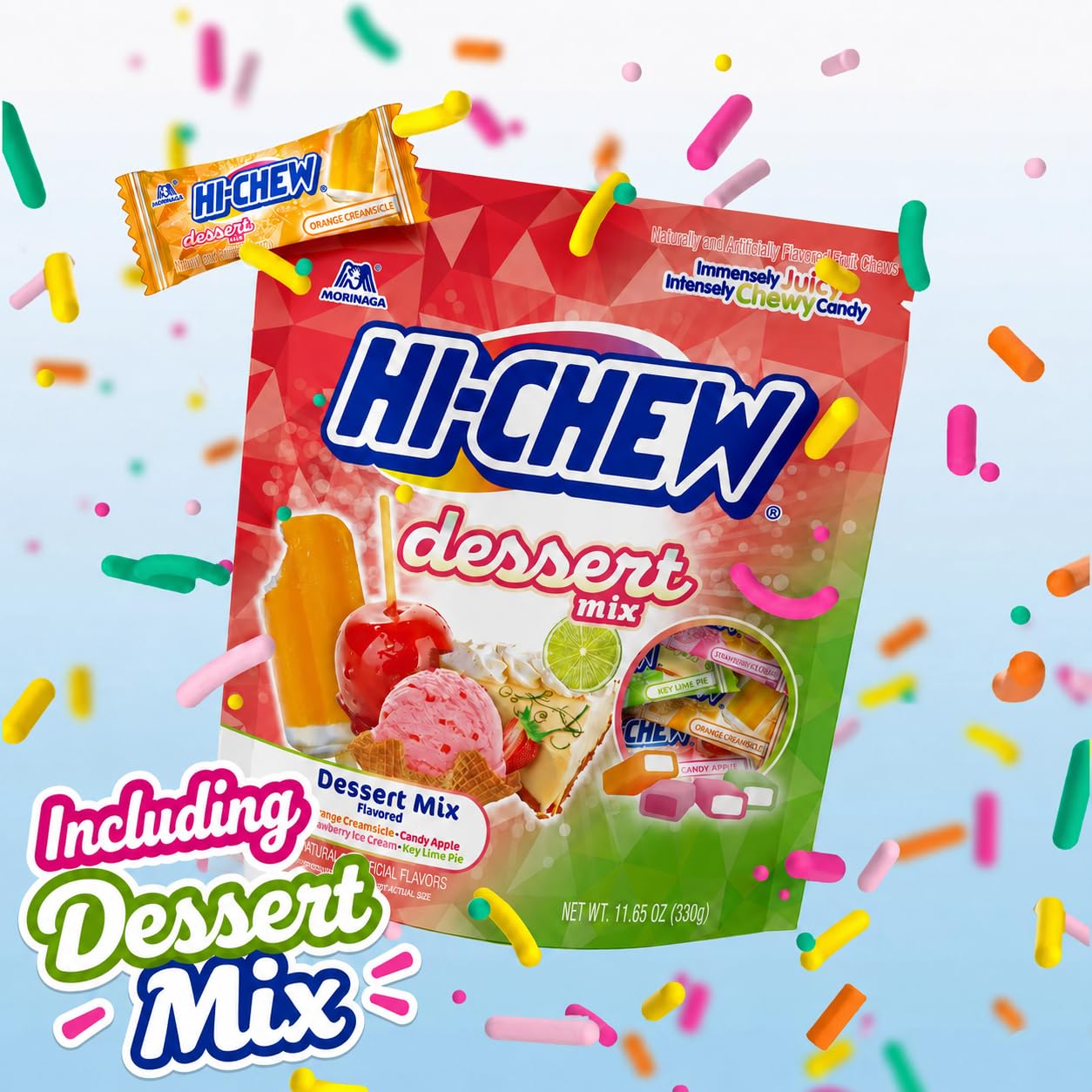 HI-CHEW bol con variedad ideal para fiestas y compartir fácilmente